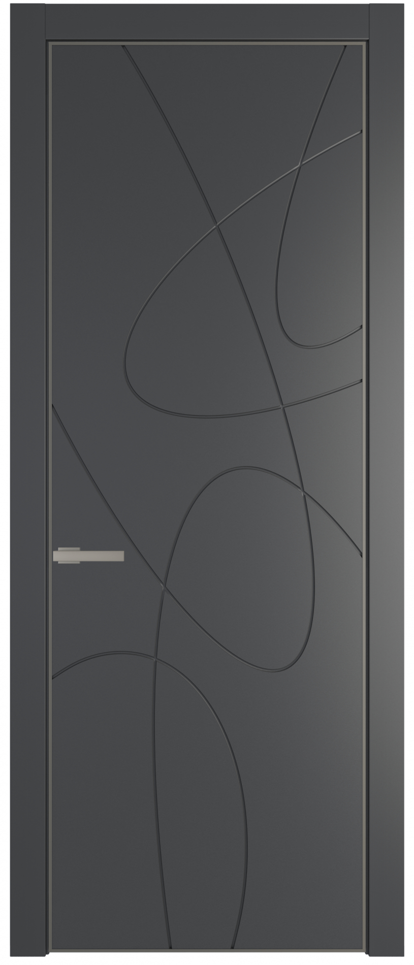 межкомнатные двери  Profil Doors 6PA графит